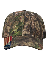 Kati Camo Woven USA Flag Cap Headwear