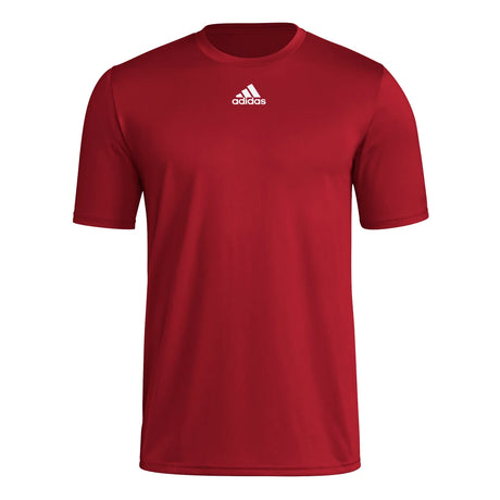 adidas Men's Short Sleeve Pregame Badge of Sport T-Shirt Mens Apparel Shirts & Tops