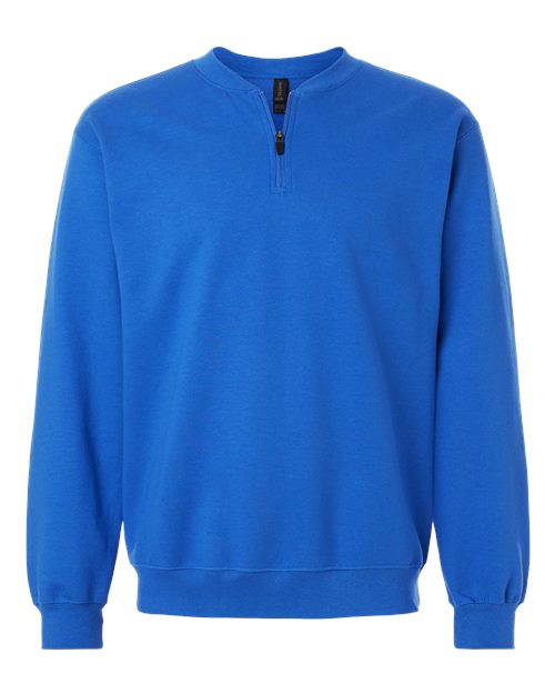 Gildan Softstyle® Midweight 1/4 Zip Sweatshirt Fleece