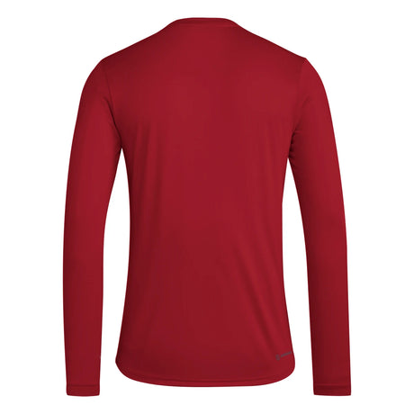 adidas Men's Long Sleeve Pregame BOS Long-Sleeve Top Mens Apparel Shirts & Tops