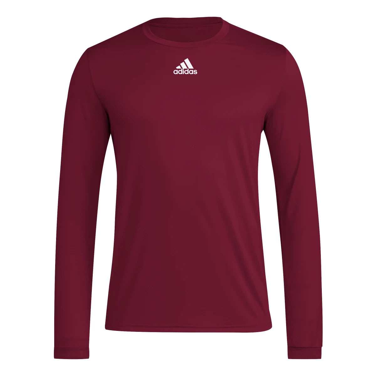 adidas Men's Long Sleeve Pregame BOS Long-Sleeve Top Tall Mens Apparel Shirts & Tops