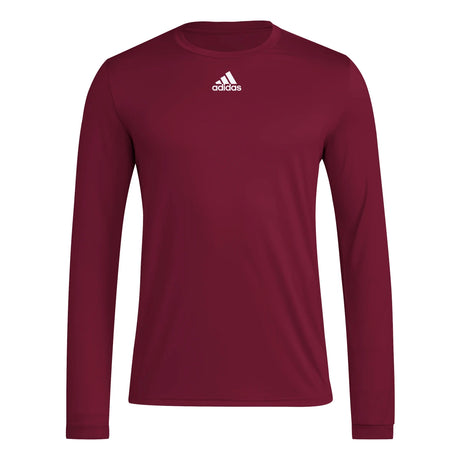 adidas Men's Long Sleeve Pregame BOS Long-Sleeve Top Mens Apparel Shirts & Tops