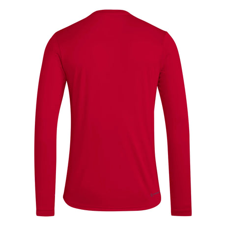 adidas Men's Long Sleeve Pregame BOS Long-Sleeve Top Mens Apparel Shirts & Tops