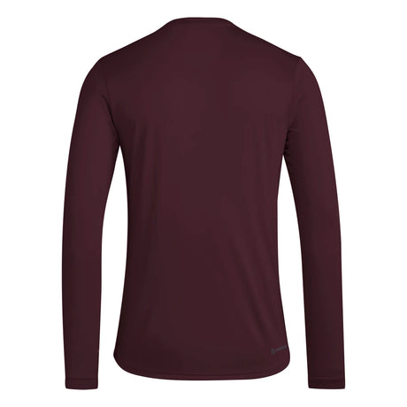 adidas Men's Long Sleeve Pregame BOS Long-Sleeve Top Mens Apparel Shirts & Tops