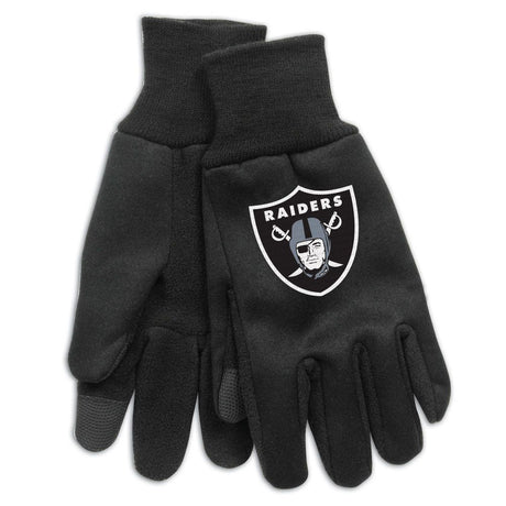 Wincraft Las Vegas Raiders Technology Style Adult Size Gloves Fan Gear NFL Las Vegas Raiders