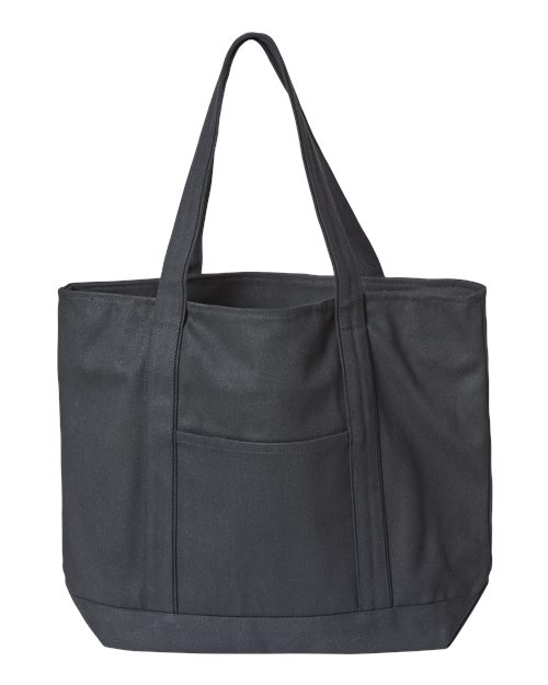 Liberty Bags XL Zippered Cotton Canvas Resort Tote Bags