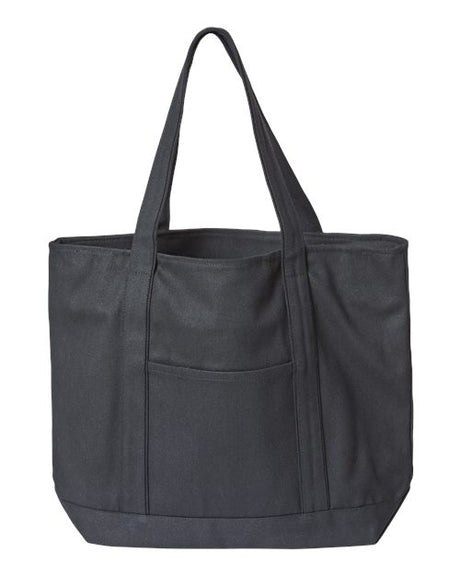 Liberty Bags XL Zippered Cotton Canvas Resort Tote Bags