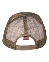 Kati Camo Woven USA Flag Mesh Cap Headwear