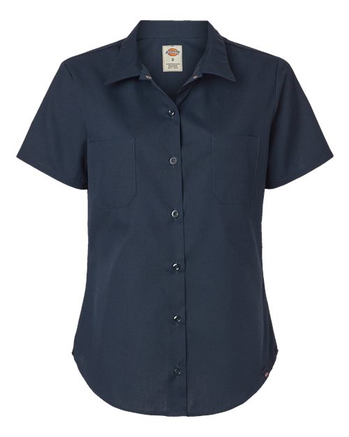 Dickies Women's Industrial Short Sleeve Work Shirt Corporate Apparel Shirts & Tops