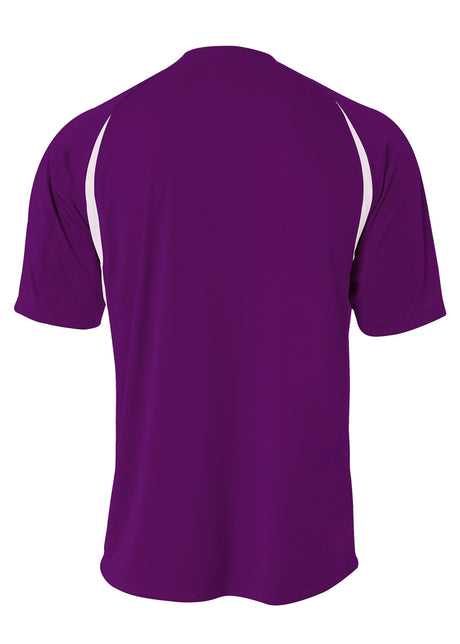 A4 Men's Cooling Performance Color Block Tee Mens