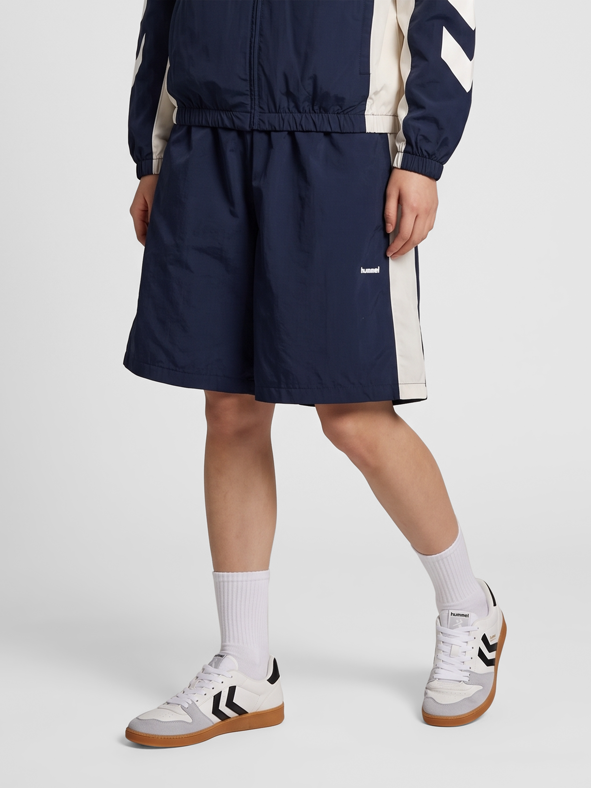 hummel Unisex I-D Ripstop Track Shorts-6