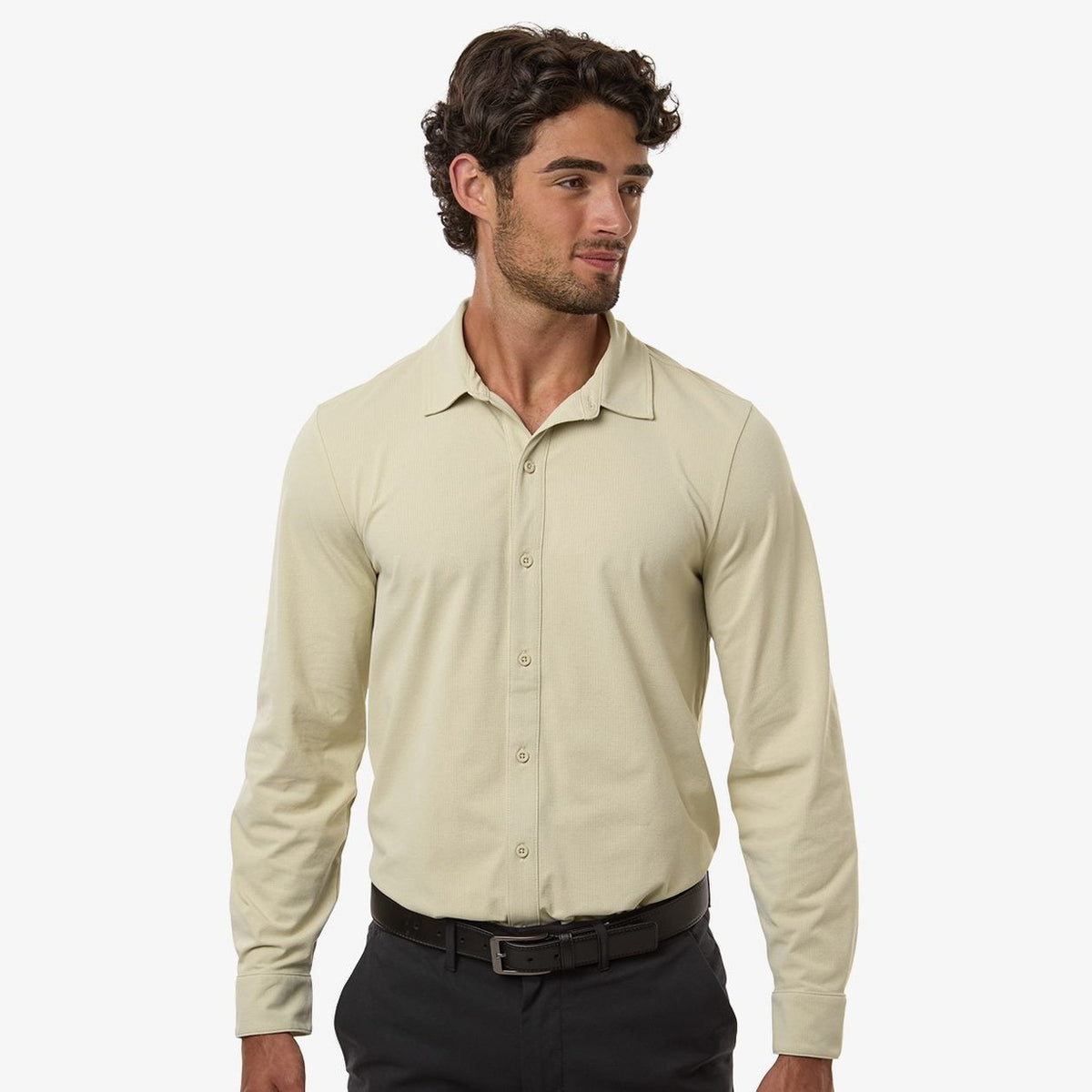 AllPro Men's Pro-Flex Sorona Button Down Shirt
