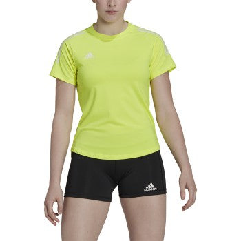 adidas Women's Hilo Jersey Cap Short Sleeve Shirt Volleyball apparel all