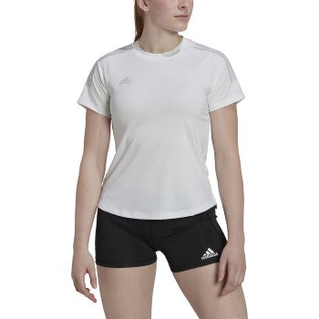 adidas Women's Hilo Jersey Cap Short Sleeve Shirt Volleyball apparel all