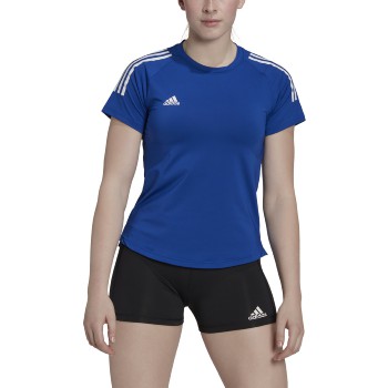 adidas Women's Hilo Jersey Cap Short Sleeve Shirt Volleyball apparel all