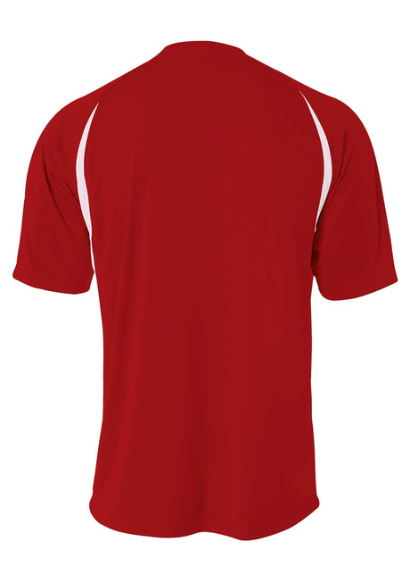 A4 Men's Cooling Performance Color Block Tee Mens