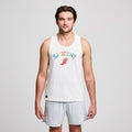 Saucony Men's Stopwatch Graphic Singlet SAM800376 Mens Apparel Shirts & Tops