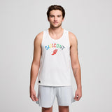 Saucony Men's Stopwatch Graphic Singlet SAM800376 Mens Apparel Shirts & Tops