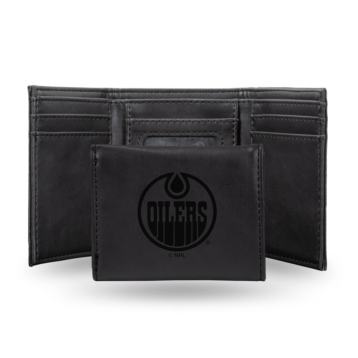 NHL Edmonton Oilers Laser Engraved Trifold Fan Gear NHL Edmonton Oilers