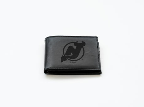 NHL New Jersey Devils Laser Engraved Billfold Fan Gear NHL New Jersey Devils