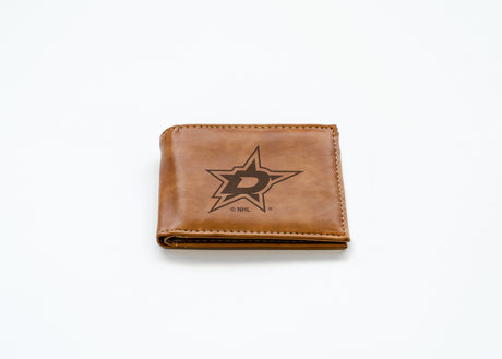 NHL Dallas Stars Laser Engraved Billfold Fan Gear NHL Dallas Stars