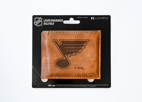 NHL St. Louis Blues Laser Engraved Billfold Fan Gear NHL St. Louis Blues