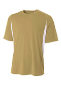 A4 Men's Cooling Performance Color Block Tee Mens