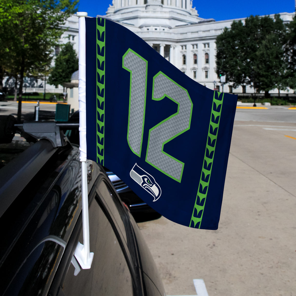 NFL Seattle Seahawks Car Flag