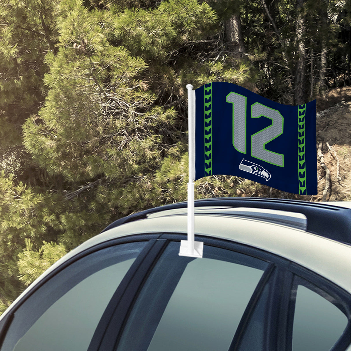 NFL Seattle Seahawks Car Flag