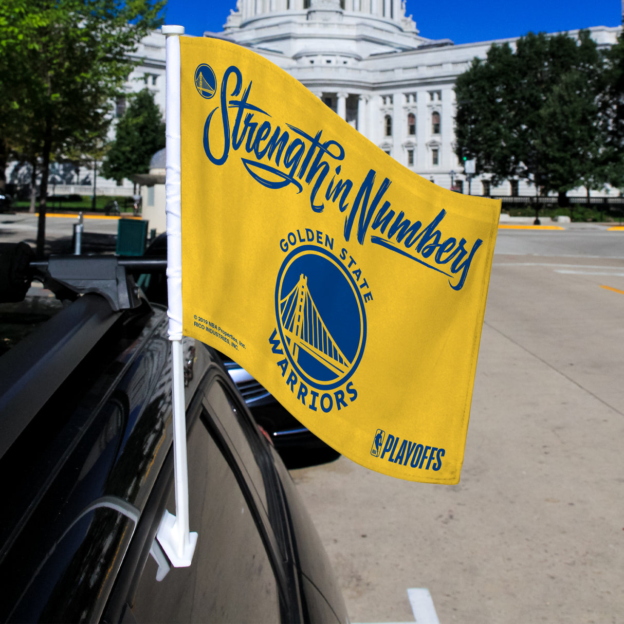 NBA Golden State Warriors Car Flag
