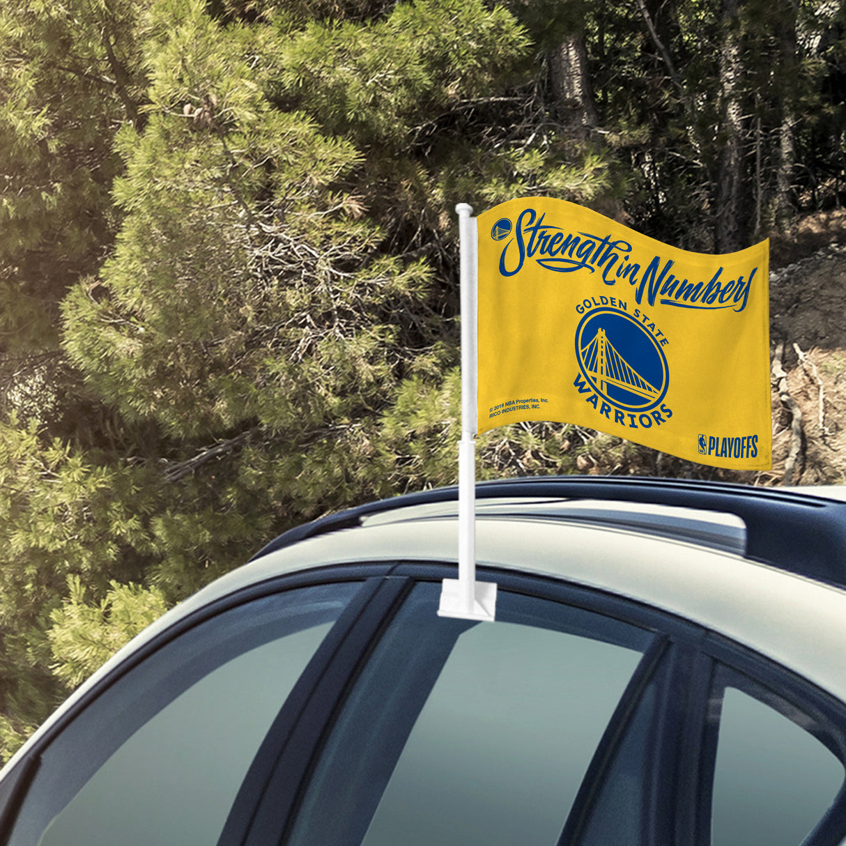 NBA Golden State Warriors Car Flag