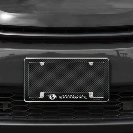 NHL Nashville Predators Chrome License Plate Frame Fan Gear NHL Nashville Predators
