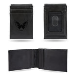 NHL Washington Capitals Laser Engraved Front Pocket Wallet Fan Gear NHL Washington Capitals