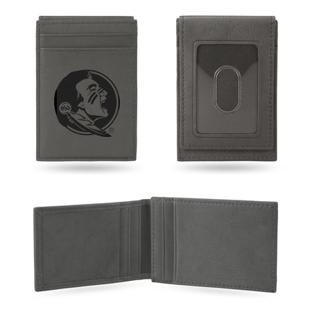 NCAA Florida State Seminoles Laser Engraved Front Pocket Wallet Fan Gear NCAA Florida State Seminoles