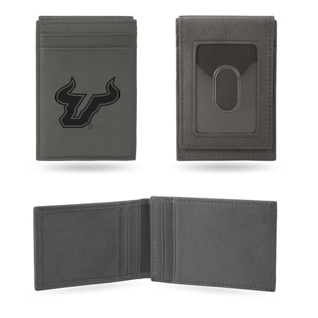 NCAA South Florida Bulls - USF Laser Engraved Front Pocket Wallet Fan Gear NCAA South Florida Bulls