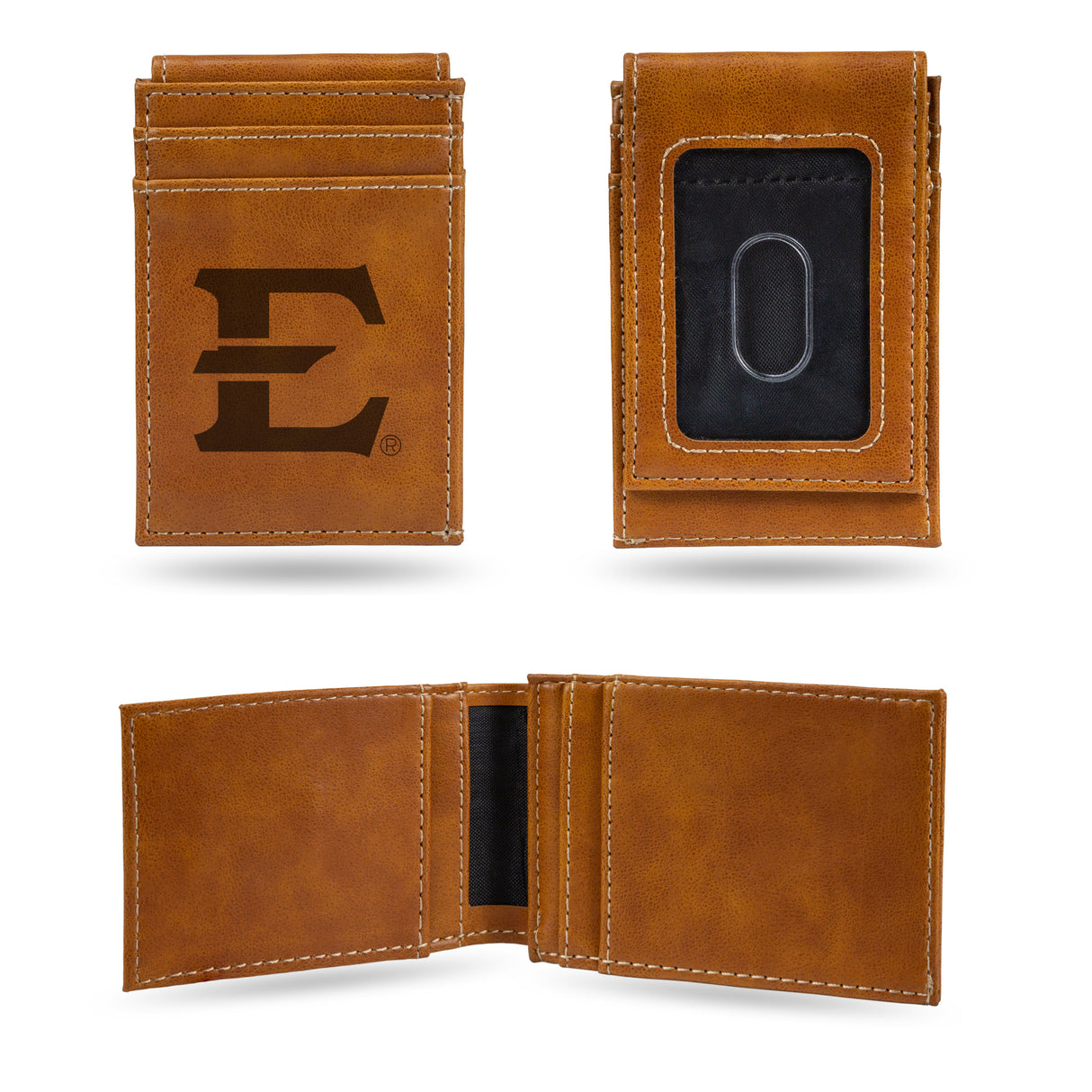 NCAA East Tennessee State Buccaneers Laser Engraved Front Pocket Wallet Fan Gear NCAA East Tennessee State Buccaneers