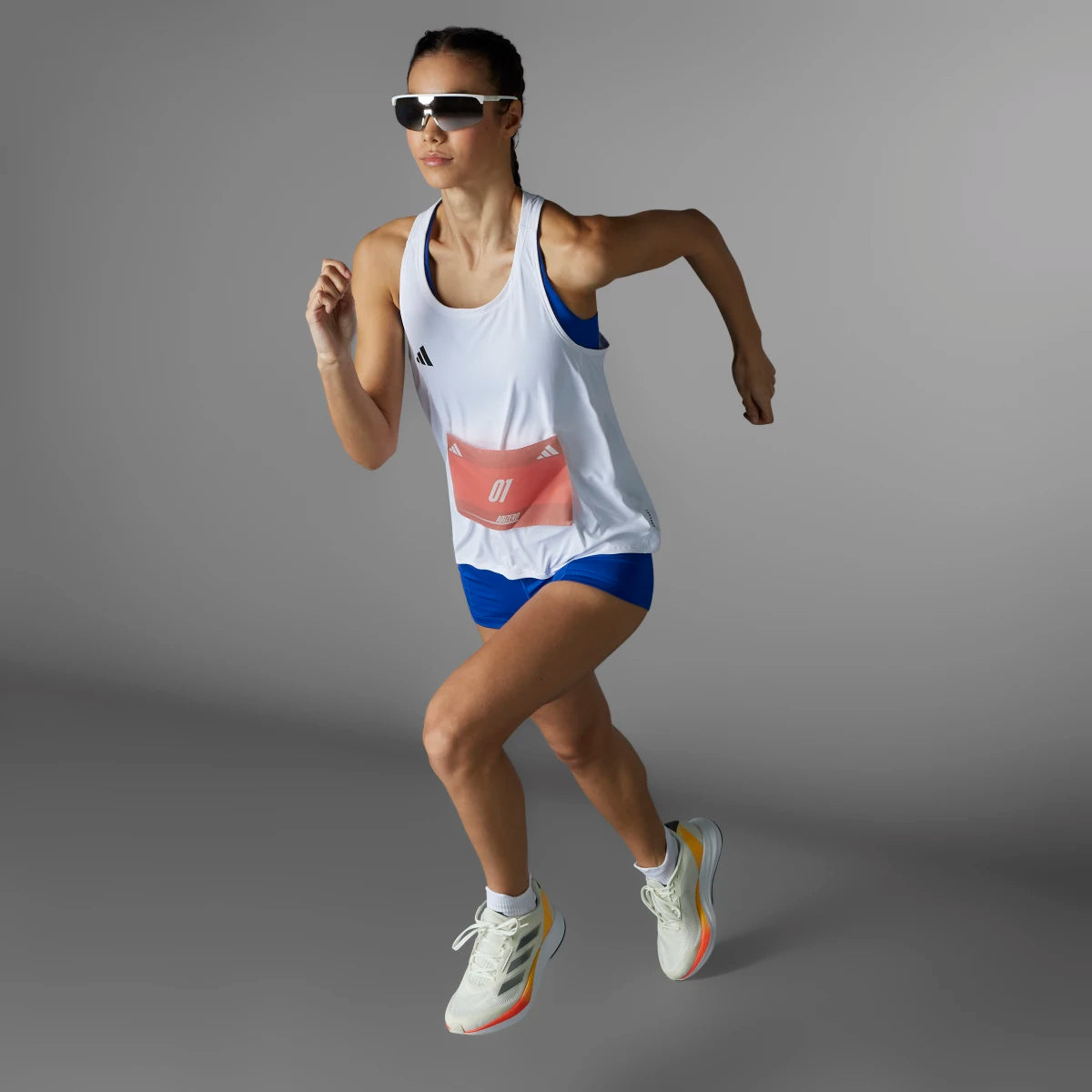 adidas Women's Adizero Essentials Running Tank Womens Apparel Shirts & Tops