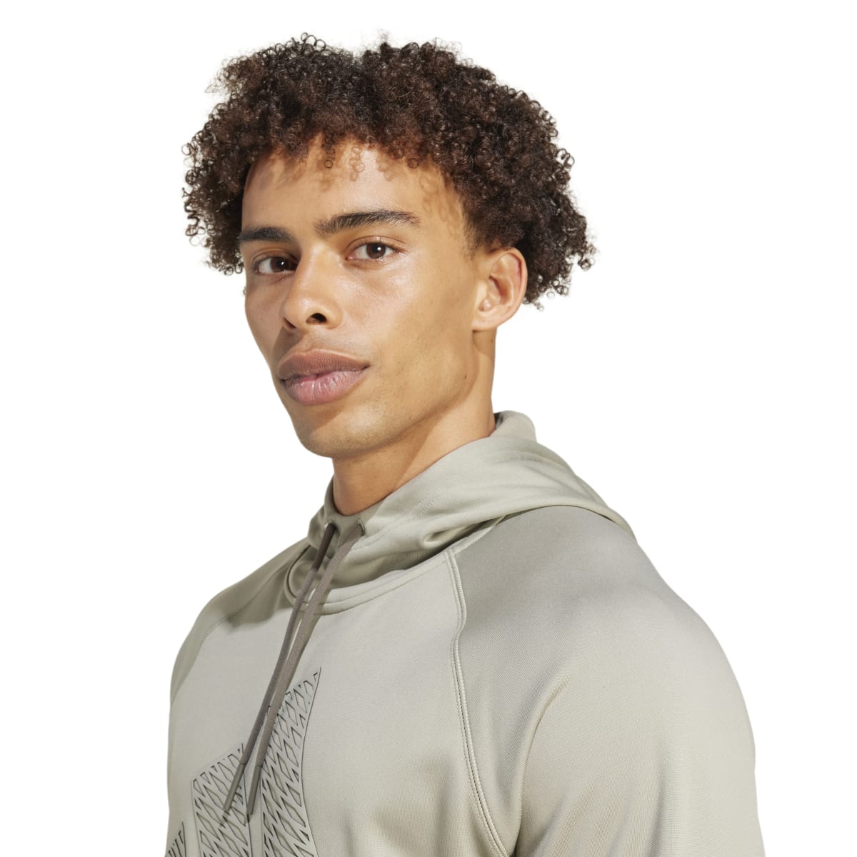 adidas Men's GG Big Logo Hoodie Mens Apparel Sweatshirts & Fleece