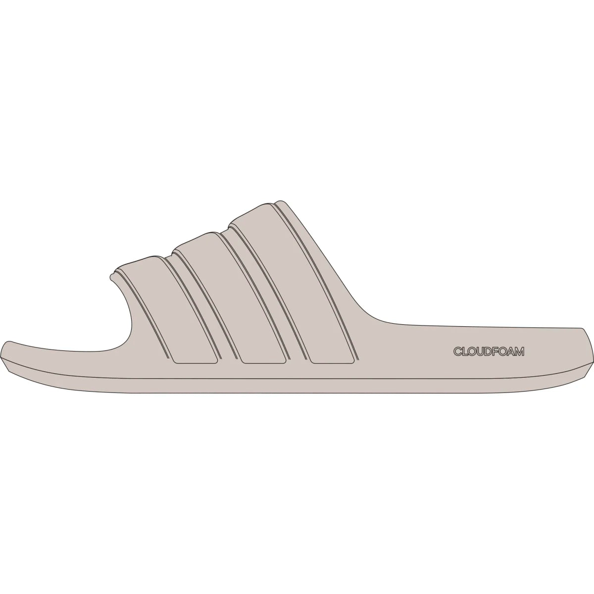 adidas Adilette Flow Slides Mens Footwear Sandals & Slides