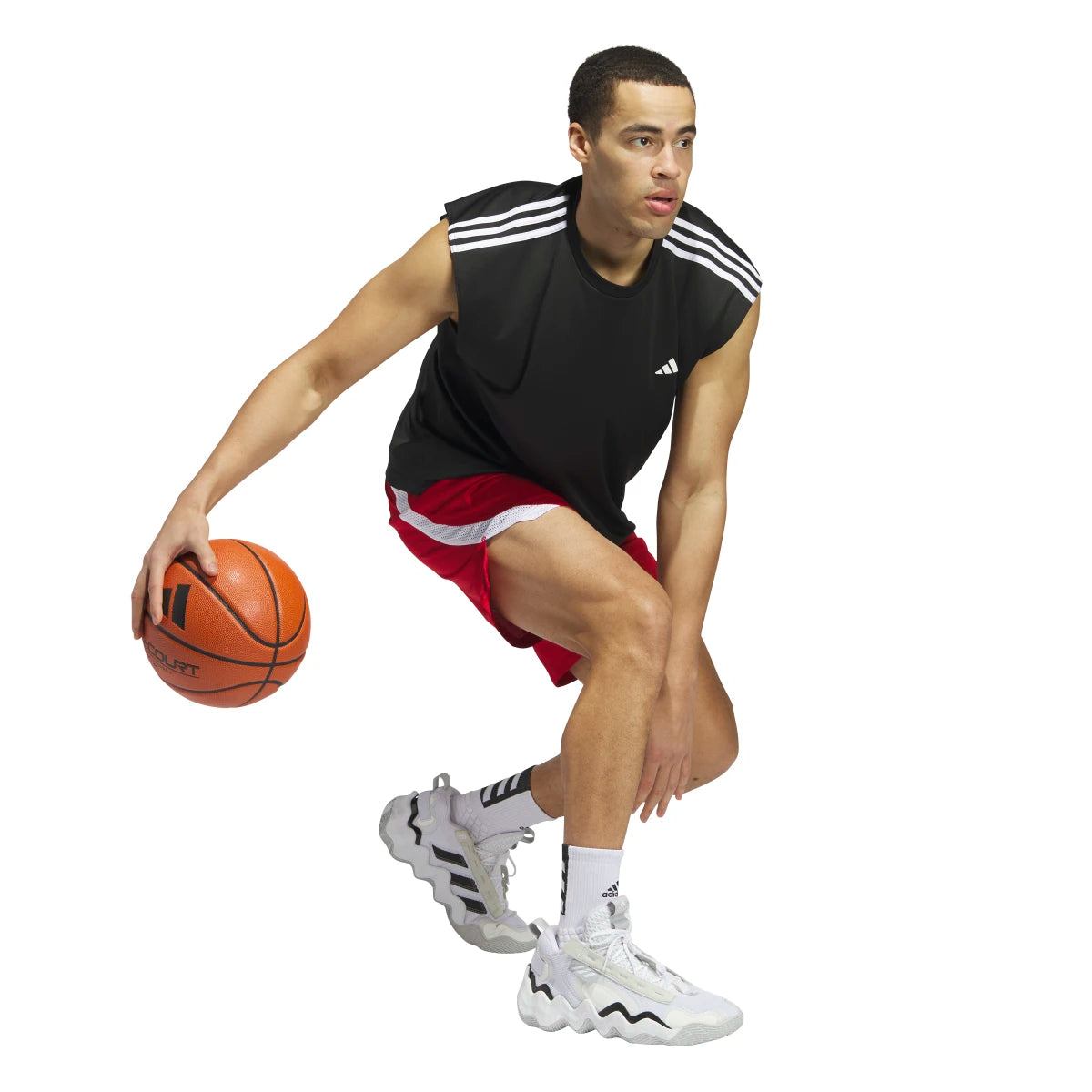 adidas Men's Icon Squad Shorts Tall Basketball Shorts Adult