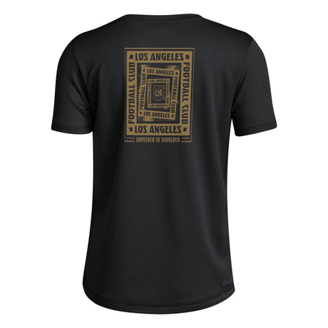 adidas Youth Los Angeles FC Short Sleeve Shirt Soccer Uniforms & Apparel All