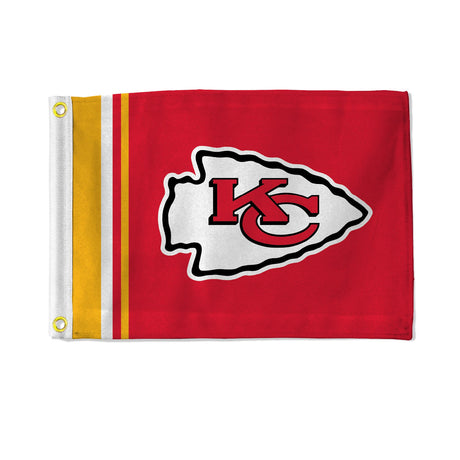 Rico Industries Kansas City Chiefs Striped Utility Flag 12x17 Fan Gear NFL Kansas City Chiefs