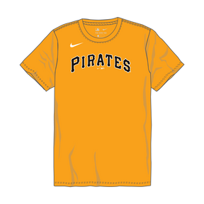 Nike Pittsburgh Pirates Youth Crew Neck Synthetic City Connect Tee