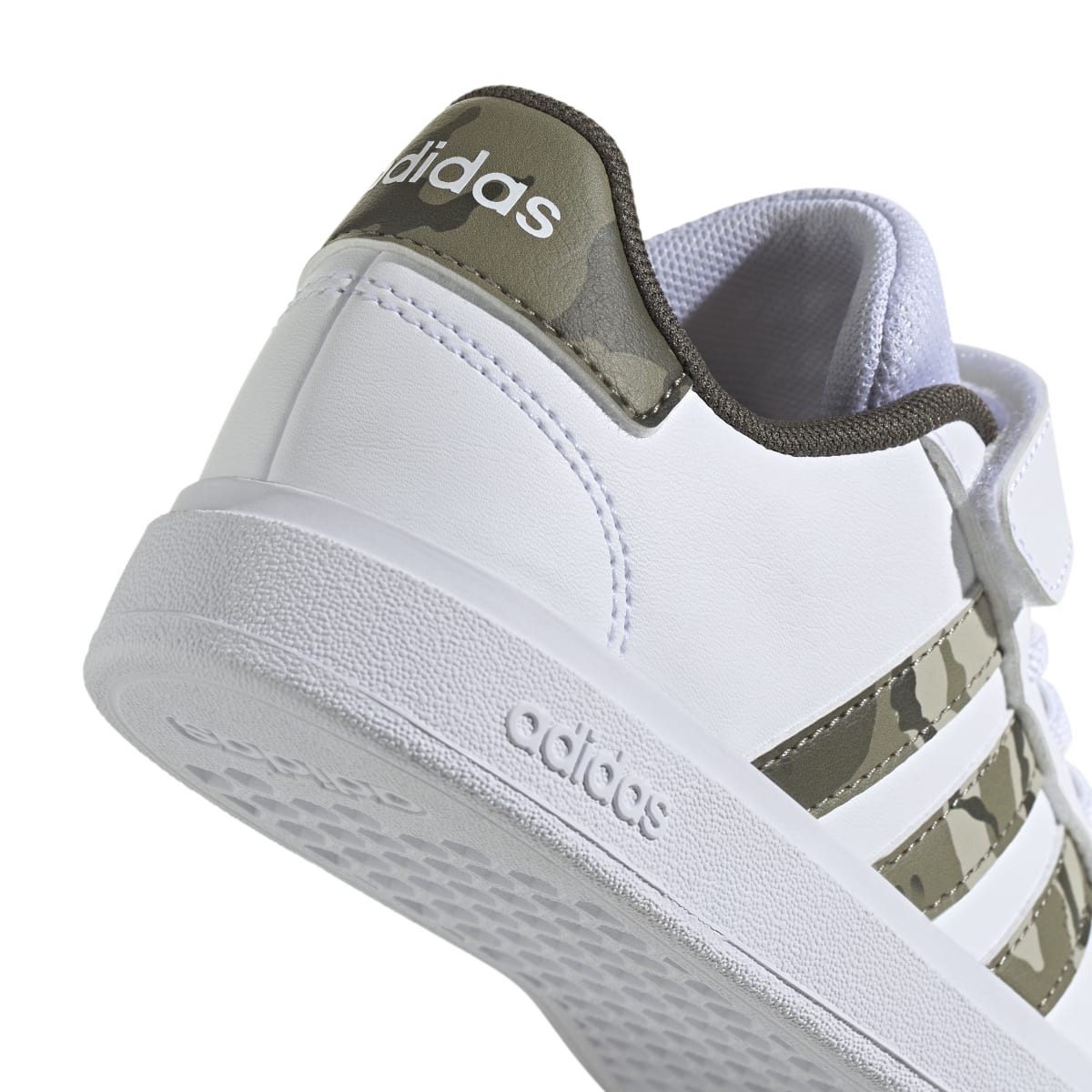 adidas Youth Grand Court 2.0 Hook & Loop Shoe
