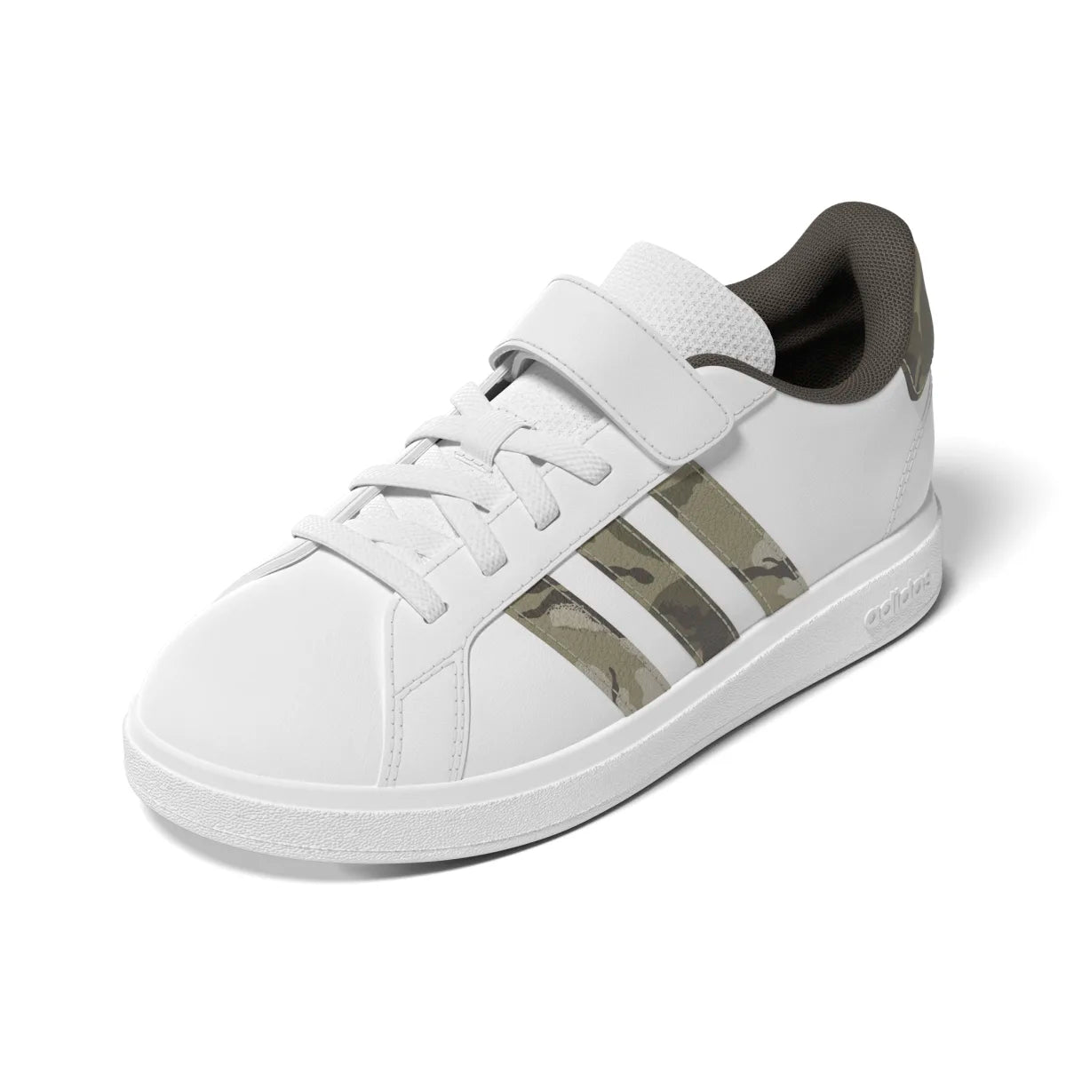 adidas Youth Grand Court 2.0 Hook & Loop Shoe