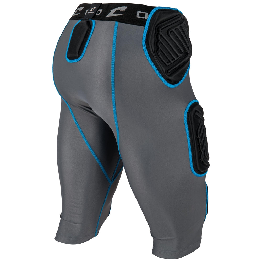 Champro Men's Bull-Rush 7 Pad Football Girdle-2