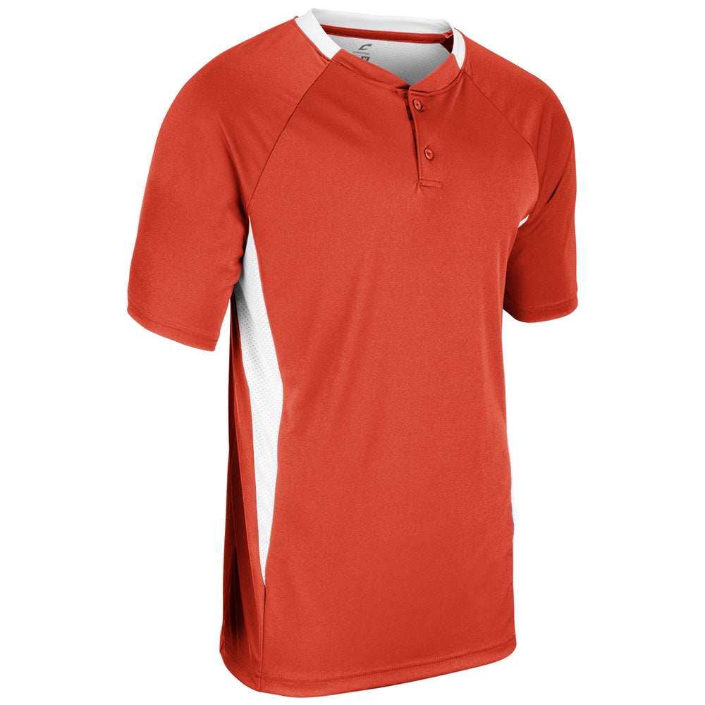 Champro Men's Clean-Up 2-Button Baseball Jersey-1
