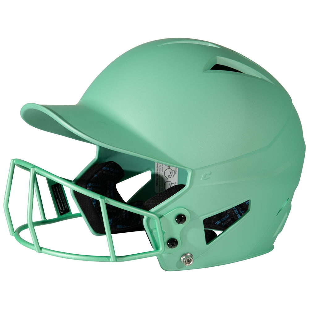 Champro Senior HX Matte Softball Batting Helmet with Facemask-1