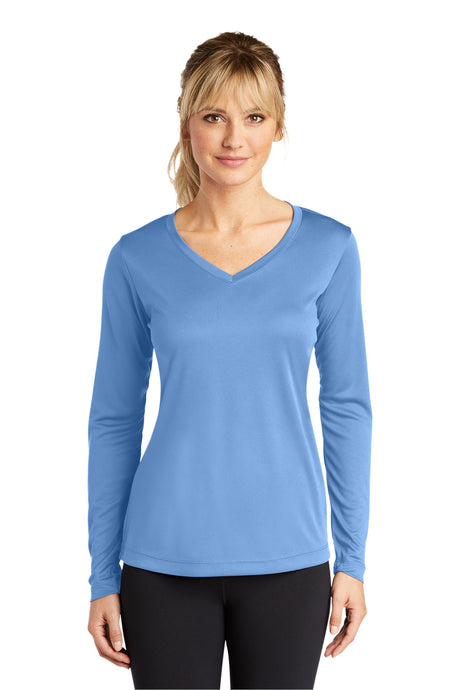 Sport-Tek Women's   Long Sleeve PosiCharge   Competitor V-Neck Tee