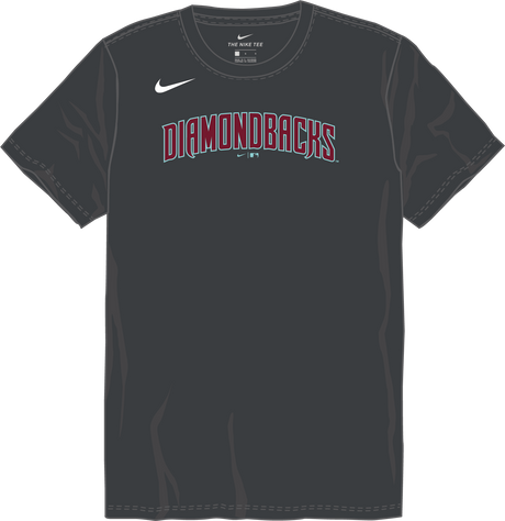 Nike Arizona Diamondbacks Youth Crew Neck Cotton Tee Fan Gear MLB Arizona Diamondbacks
